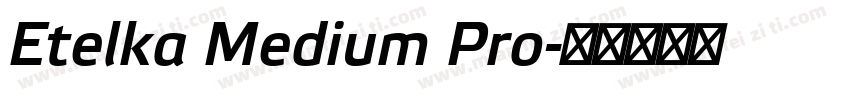 Etelka Medium Pro字体转换